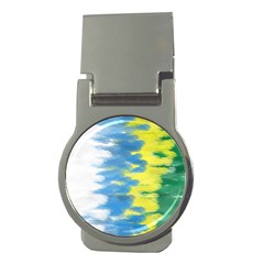 Brazil Colors Pattern Money Clips (Round) 