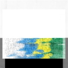 Brazil Colors Pattern Rectangular Jigsaw Puzzl