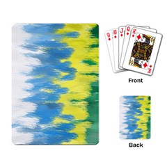 Brazil Colors Pattern Playing Card