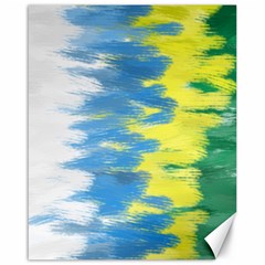 Brazil Colors Pattern Canvas 16  x 20  