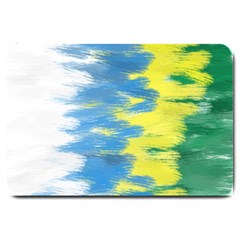 Brazil Colors Pattern Large Doormat 