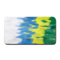 Brazil Colors Pattern Medium Bar Mats by paulaoliveiradesign