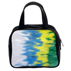 Brazil Colors Pattern Classic Handbags (2 Sides)