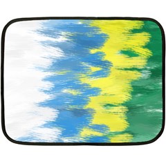 Brazil Colors Pattern Fleece Blanket (Mini)