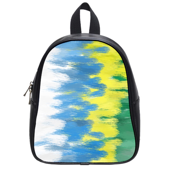 Brazil Colors Pattern School Bags (Small) 