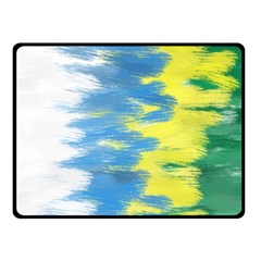 Brazil Colors Pattern Fleece Blanket (Small)