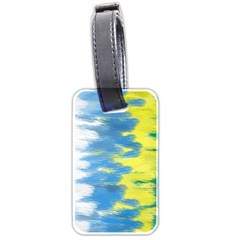 Brazil Colors Pattern Luggage Tags (Two Sides)