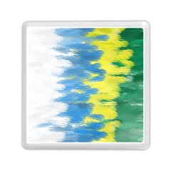 Brazil Colors Pattern Memory Card Reader (Square) 