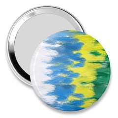 Brazil Colors Pattern 3  Handbag Mirrors