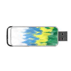 Brazil Colors Pattern Portable USB Flash (Two Sides)