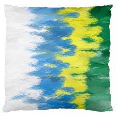 Brazil Colors Pattern Standard Flano Cushion Case (One Side)