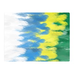 Brazil Colors Pattern Double Sided Flano Blanket (Mini) 