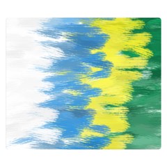 Brazil Colors Pattern Double Sided Flano Blanket (Small) 