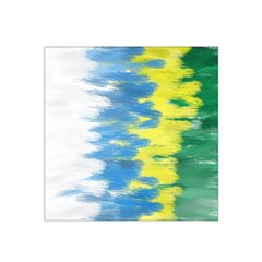 Brazil Colors Pattern Satin Bandana Scarf