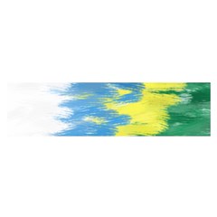 Brazil Colors Pattern Satin Scarf (Oblong)