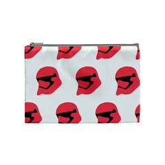 Stormtroper Pattern  Cosmetic Bag (medium) 