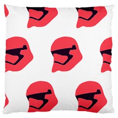 Stormtroper Pattern  Large Cushion Case (one Side) by paulaoliveiradesign