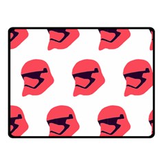 Stormtroper Pattern  Double Sided Fleece Blanket (small)  by paulaoliveiradesign