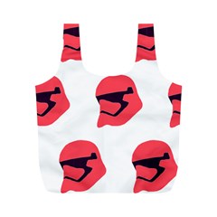 Stormtroper Pattern  Full Print Recycle Bags (m)  by paulaoliveiradesign