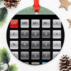 Calculator Ornament (round) by BangZart