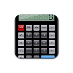 Calculator Rubber Coaster (square)  by BangZart