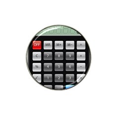 Calculator Hat Clip Ball Marker (4 Pack) by BangZart