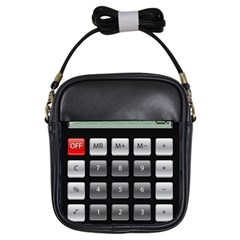 Calculator Girls Sling Bags by BangZart