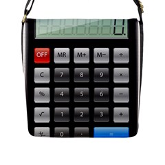 Calculator Flap Messenger Bag (l)  by BangZart