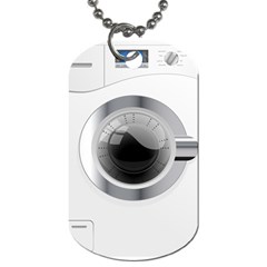 White Washing Machine Dog Tag (two Sides) by BangZart