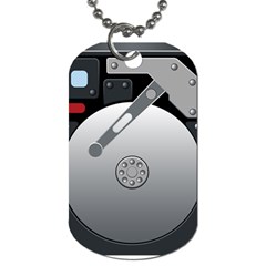 Computer Hard Disk Drive Hdd Dog Tag (one Side) by BangZart