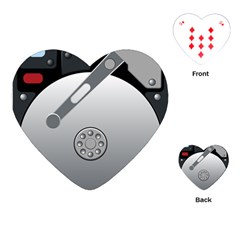 Computer Hard Disk Drive Hdd Playing Cards (heart)  by BangZart