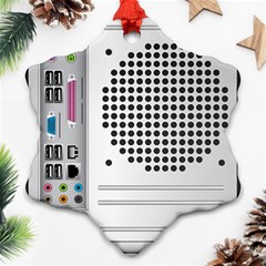 Standard Computer Case Back Snowflake Ornament (two Sides) by BangZart