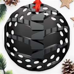 Tire Ornament (round Filigree) by BangZart