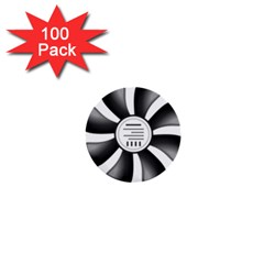 12v Computer Fan 1  Mini Buttons (100 Pack)  by BangZart