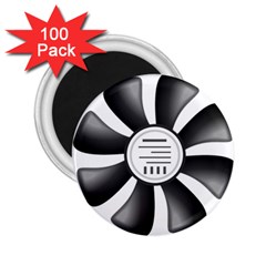 12v Computer Fan 2 25  Magnets (100 Pack)  by BangZart