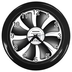 12v Computer Fan Wall Clocks (black) by BangZart