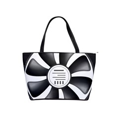 12v Computer Fan Shoulder Handbags by BangZart