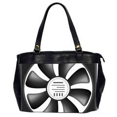 12v Computer Fan Office Handbags (2 Sides)  by BangZart