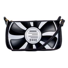 12v Computer Fan Shoulder Clutch Bags by BangZart