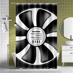 12v Computer Fan Shower Curtain 48  x 72  (Small)  Curtain(48  X 72 ) - 42.18 x64.8  Curtain(48  X 72 )