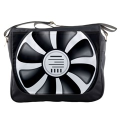 12v Computer Fan Messenger Bags by BangZart