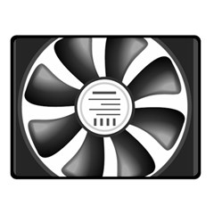 12v Computer Fan Double Sided Fleece Blanket (small)  by BangZart