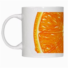 Orange Slice White Mugs by BangZart