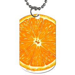 Orange Slice Dog Tag (one Side) by BangZart