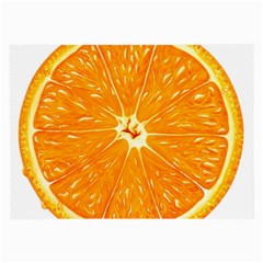 Orange Slice Large Glasses Cloth by BangZart