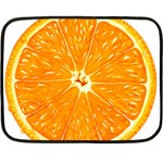 Orange Slice Double Sided Fleece Blanket (Mini)  35 x27  Blanket Front