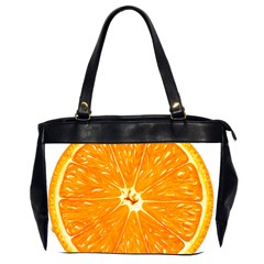 Orange Slice Office Handbags (2 Sides)  by BangZart