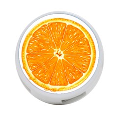 Orange Slice 4-port Usb Hub (two Sides)  by BangZart