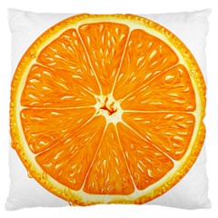 Orange Slice Large Cushion Case (one Side) by BangZart