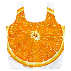 Orange Slice Full Print Recycle Bags (l)  by BangZart